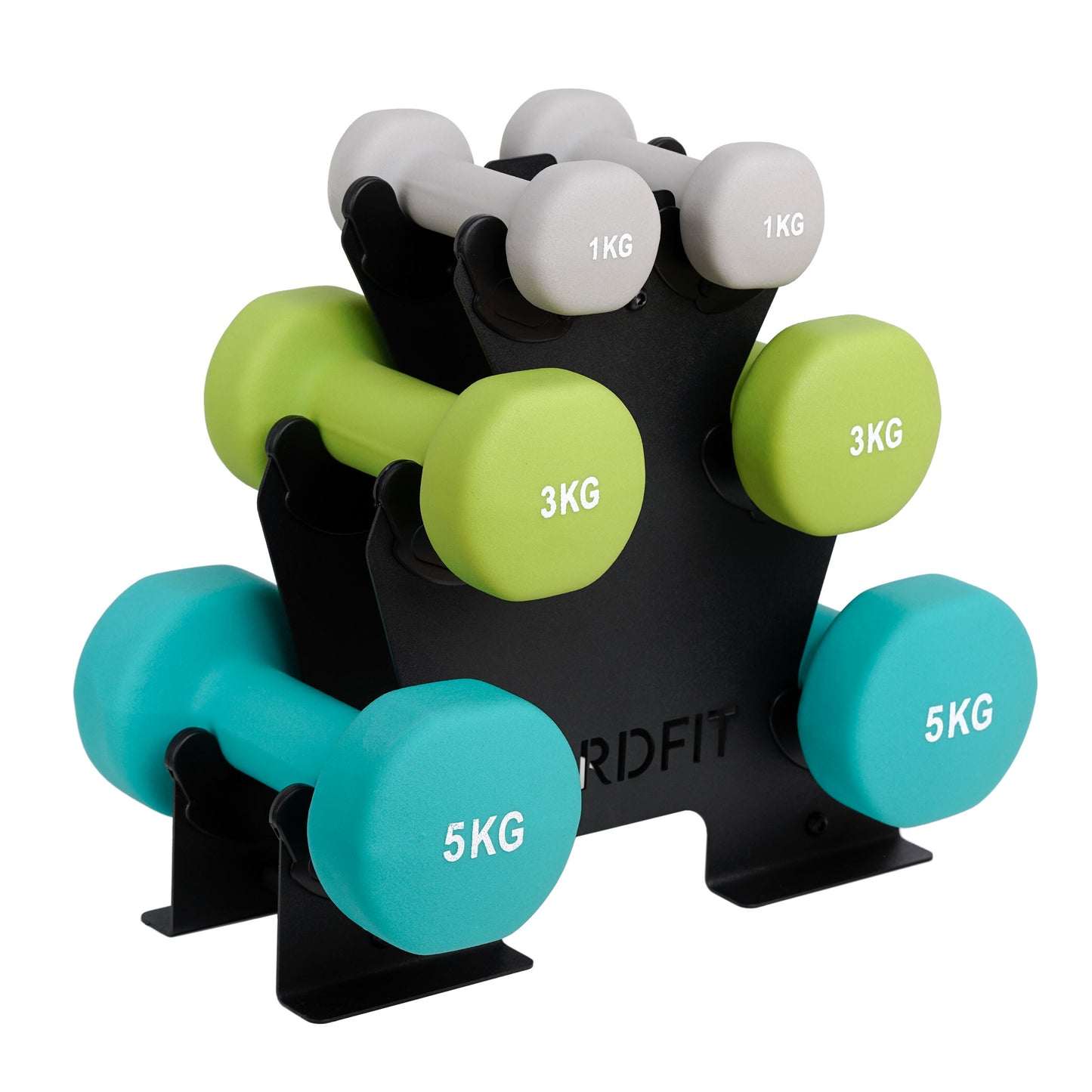 Neoprene Coated Cast Iron Dumbbells