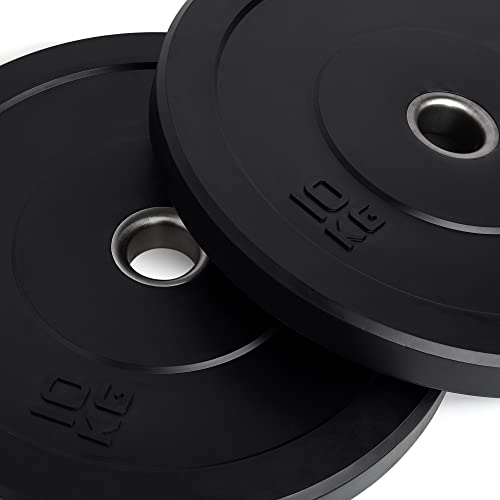 NORDFIT - Olympic Bumper Weight Plates - Rubber Coated - 2 inch Barbell Weight Set