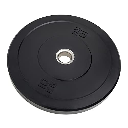 NORDFIT - Olympic Bumper Weight Plates - Rubber Coated - 2 inch Barbell Weight Set