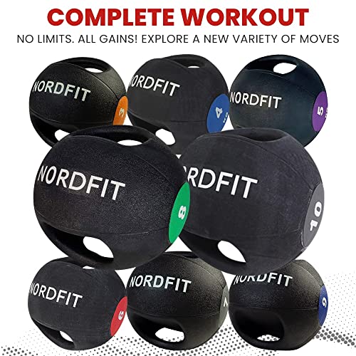 Medicine ball with handles workout hot sale