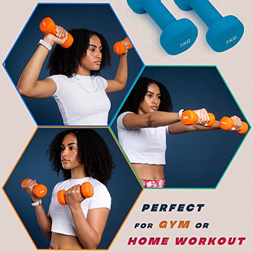 Neoprene Coated Cast Iron Dumbbells